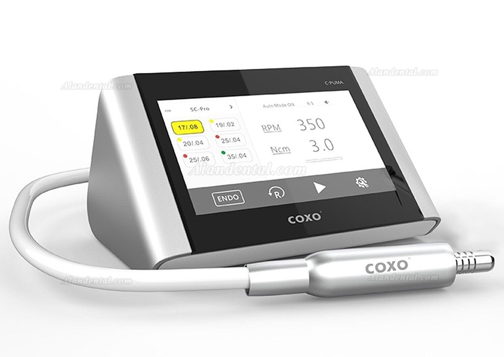 COXO C-PUMA Master Dental Motor Kit (with 1:5 Contra Angle + 6:1 Endo Handpiece)